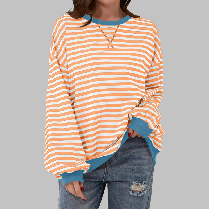 Alviro | Gestreiftes Komfort-Sweatshirt für jeden Tag