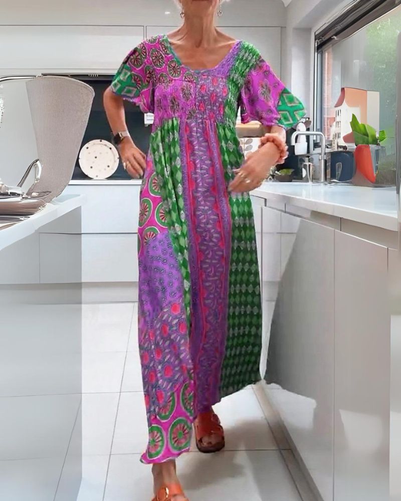 Ashboho | Buntes Bohemian-Kleid