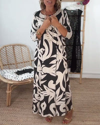 Maxizauber | Elegantes Maxikleid mit Print