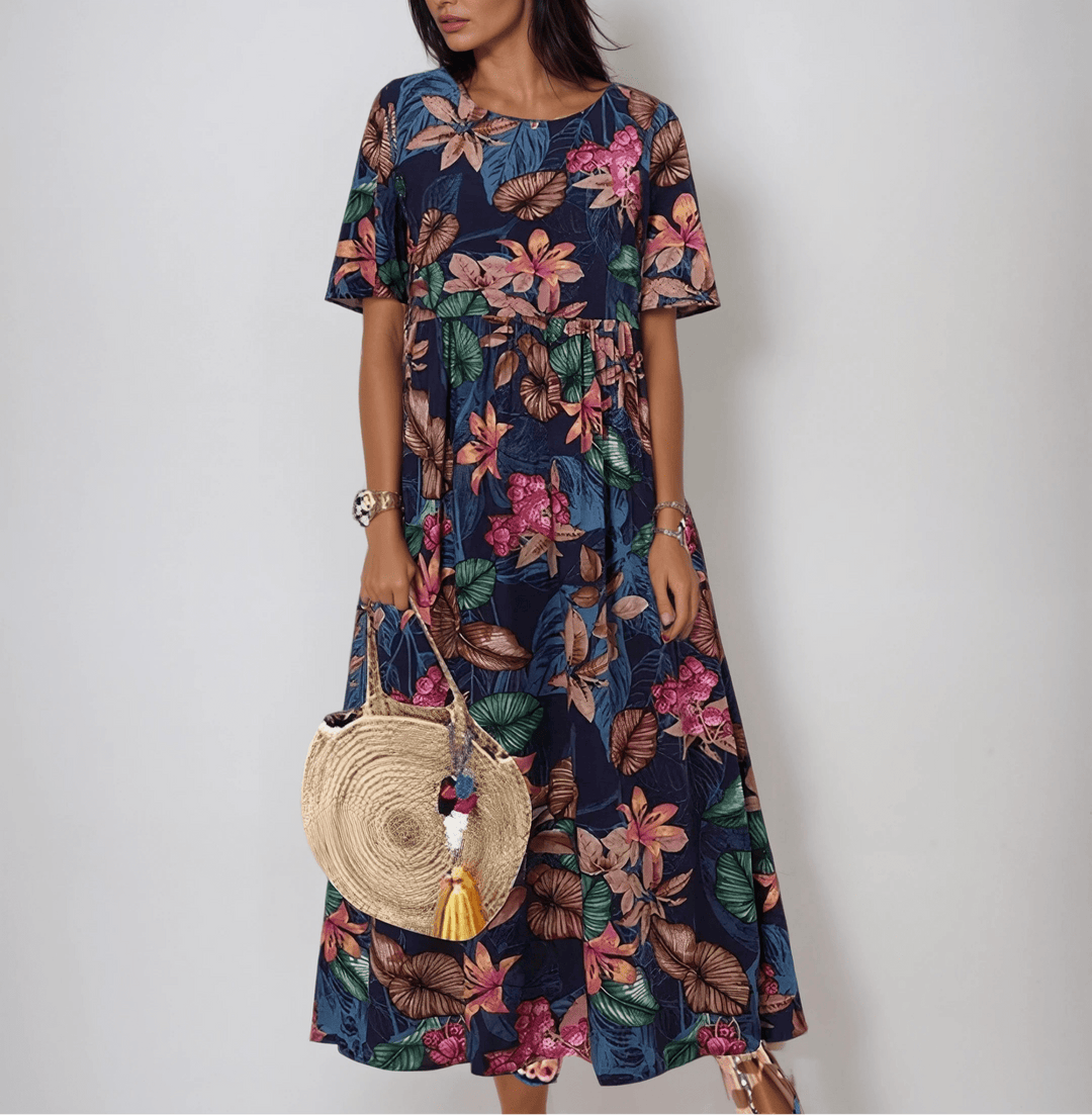 Gartenblüte | Blumenkleid mit Rüschenärmeln