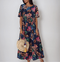 Gartenblüte | Blumenkleid mit Rüschenärmeln