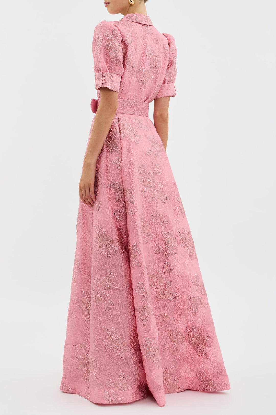 Aria Kleid in Rosa – Rückansicht