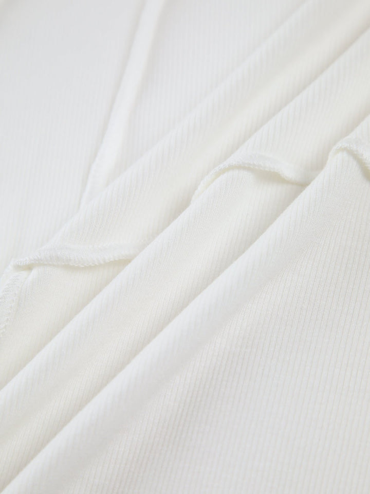 Rippstruktur | Elegantes Langarmshirt