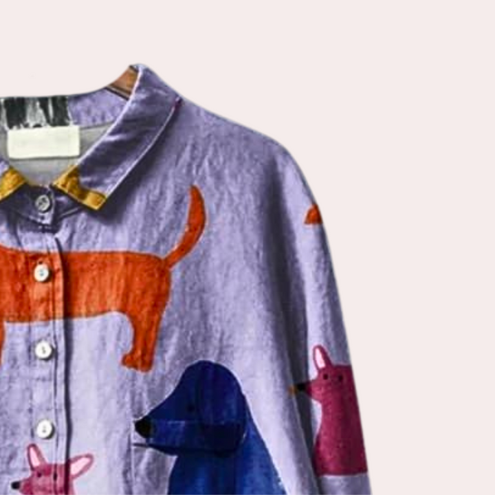 Calira | Verspielte Print-Bluse