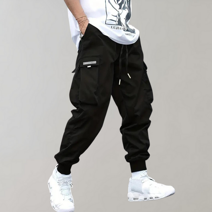 Cargolila | Herren Cargo Jogginghose in Lila