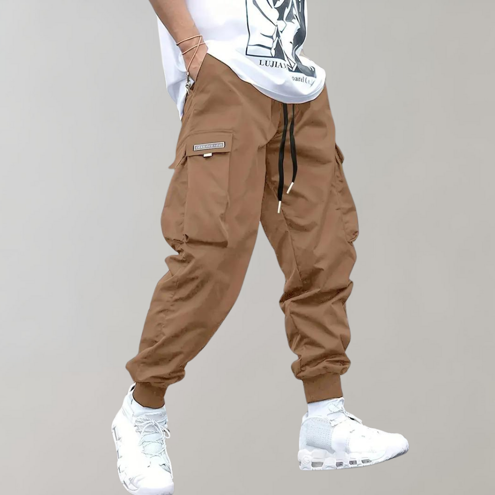 Cargolila | Herren Cargo Jogginghose in Lila