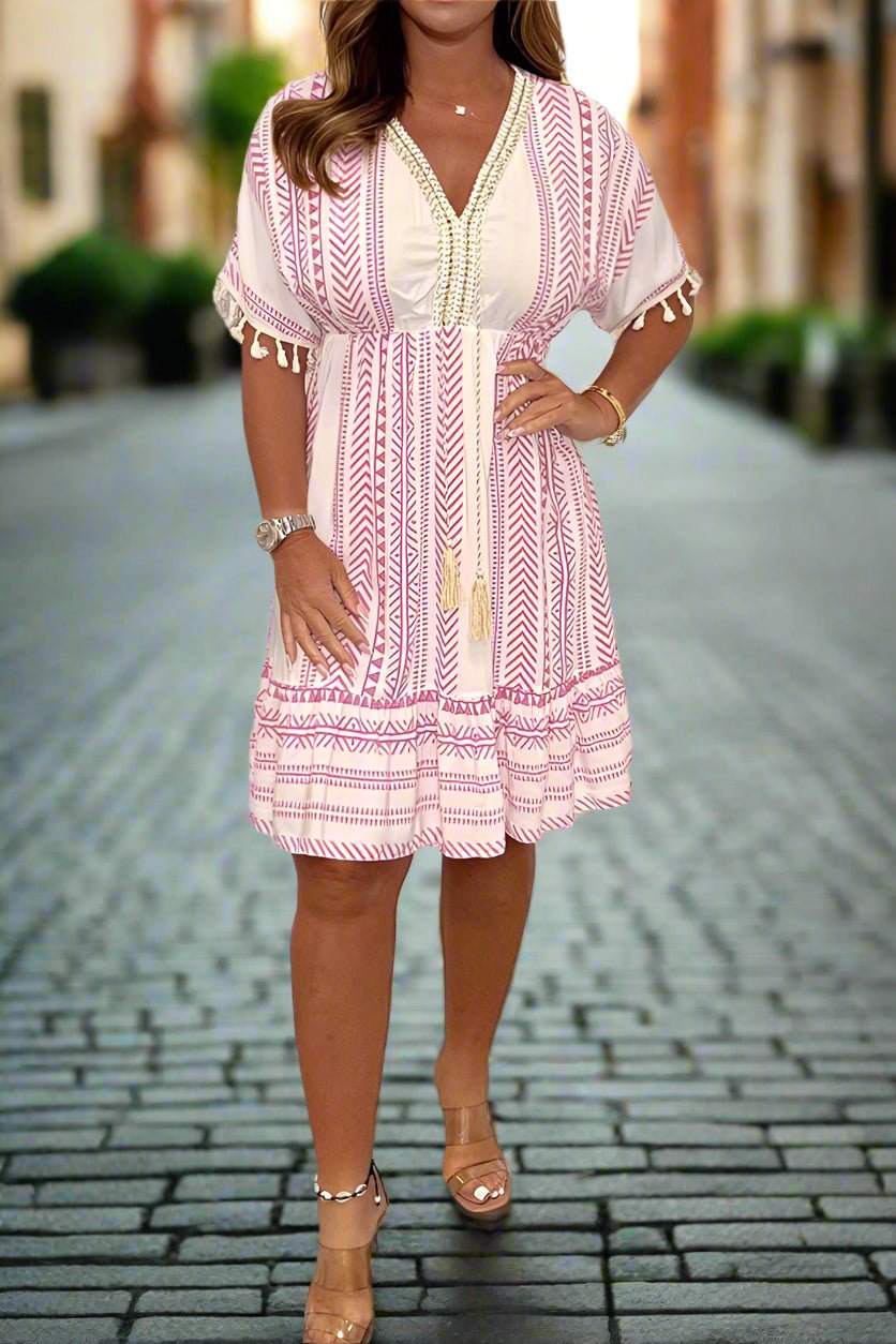 Musterspiel | Schickes bedrucktes Kleid