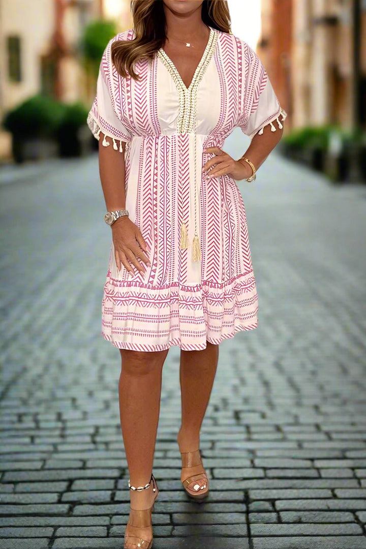 Musterspiel | Schickes bedrucktes Kleid