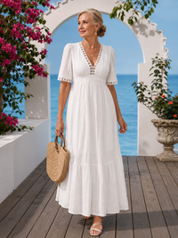 Elowen™ | Sommerkleid mit elastischem Bund