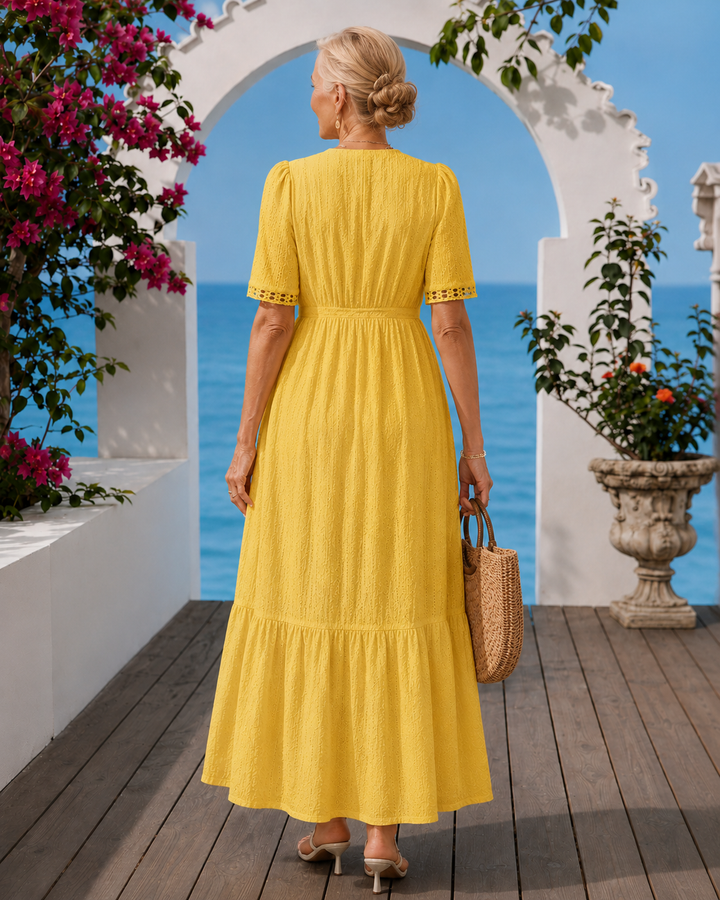 Elowen Sommerkleid – Stoffdetail
