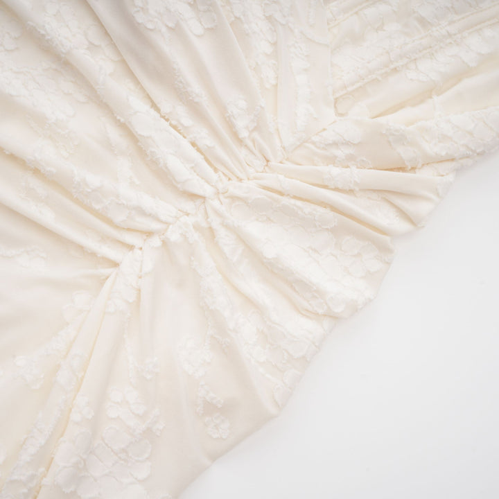 Jacquard-Traum | Elegantes Maxikleid mit Blumenmuster