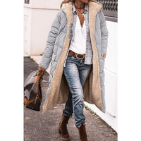 Wendewärme | Wendbare lange Steppjacke