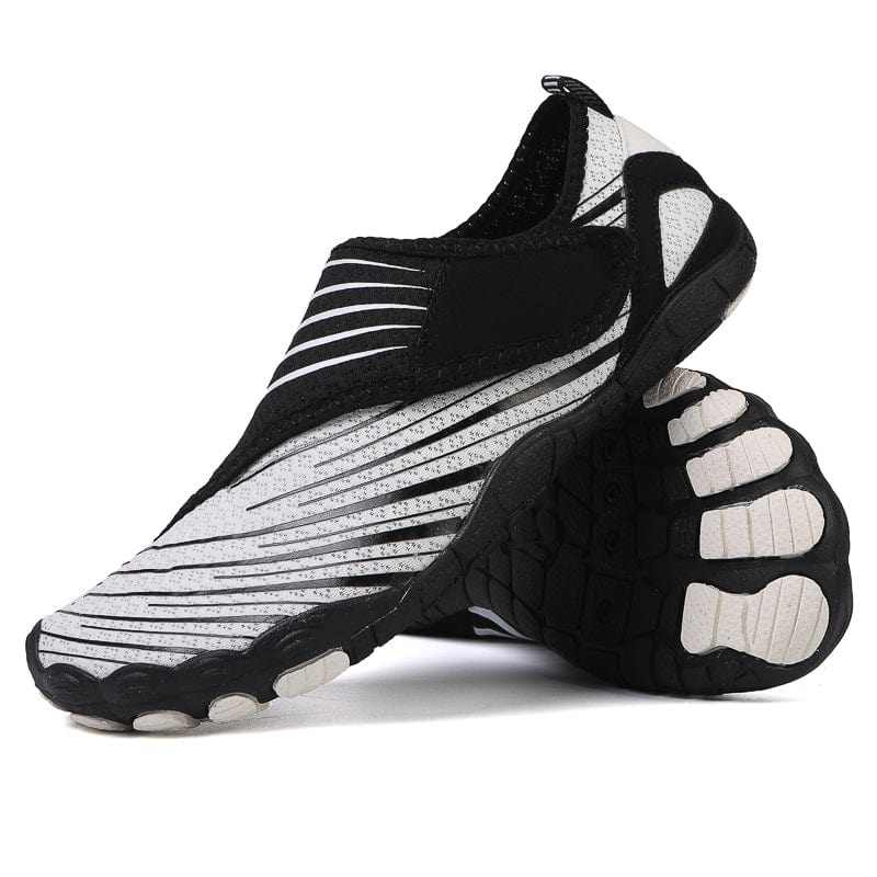 Mira Barfußschuhe in Streifen