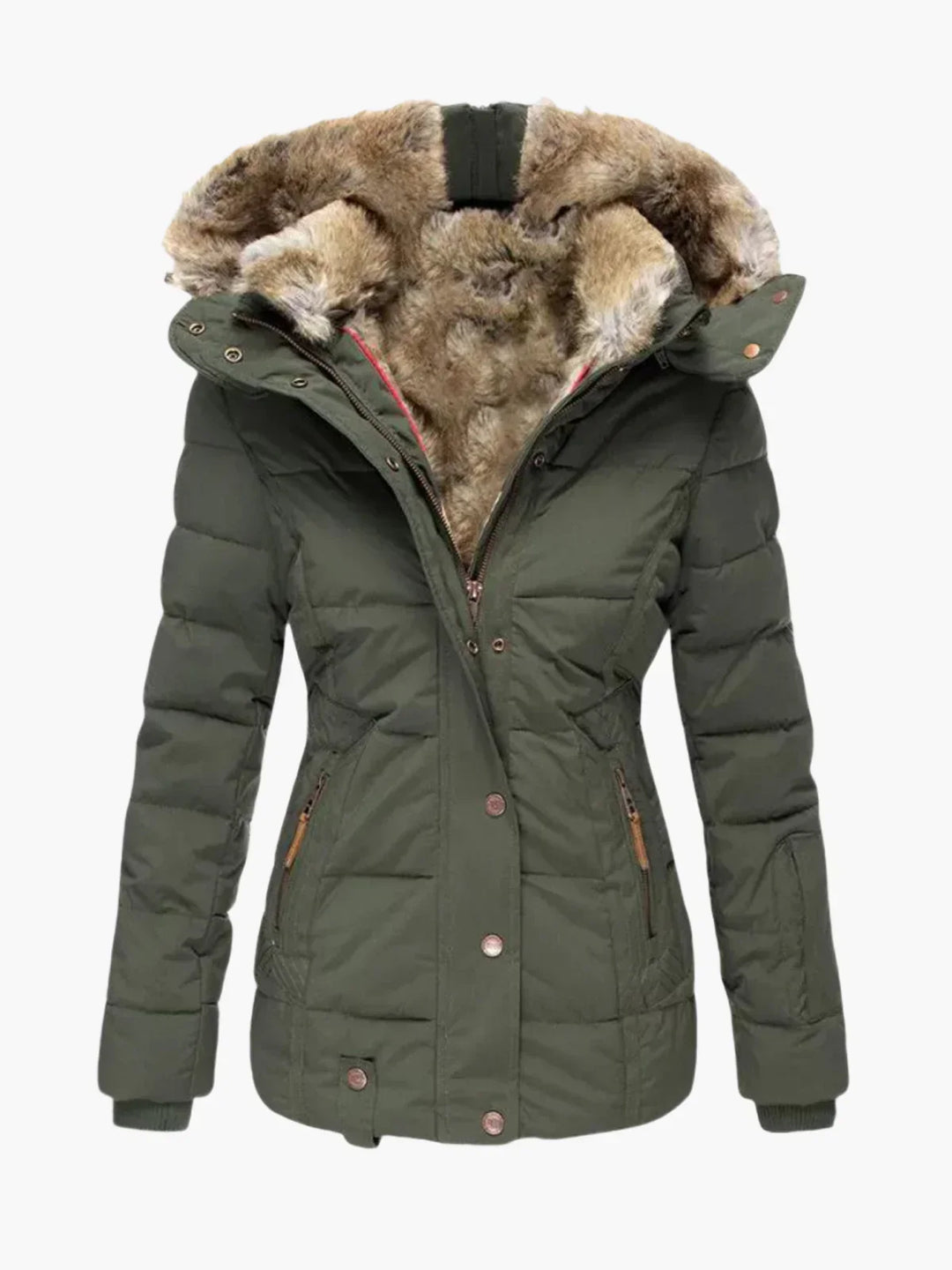 Pelzwärme | Winterjacke mit Fellfutter