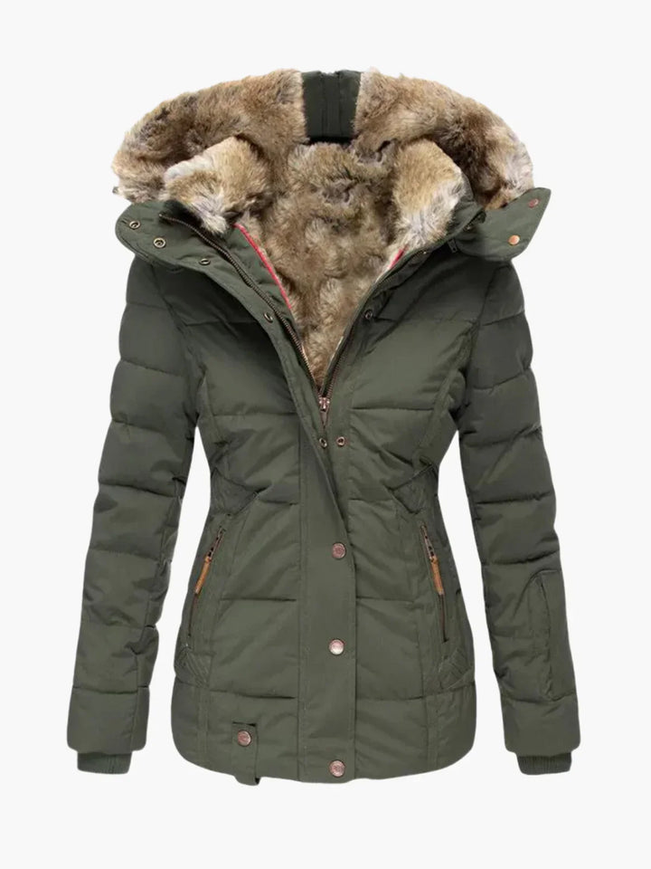 Pelzwärme | Winterjacke mit Fellfutter