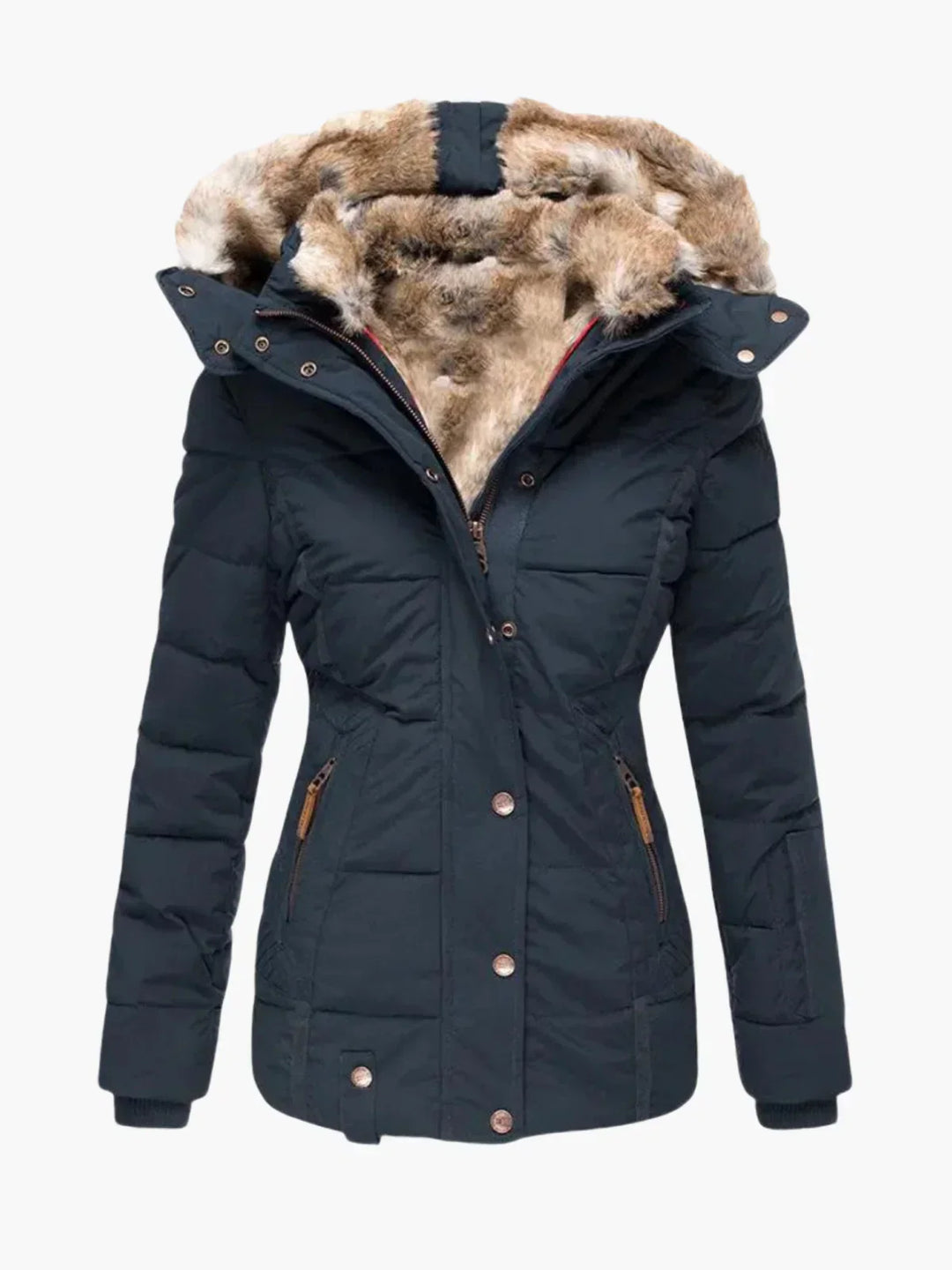 Pelzwärme | Winterjacke mit Fellfutter
