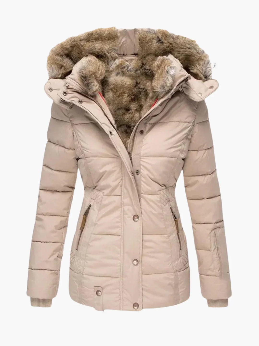 Pelzwärme | Winterjacke mit Fellfutter