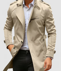Machtvoll | Eleganter Mantel im Military-Stil
