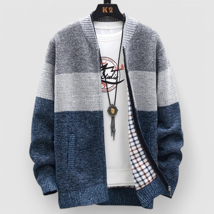 Strickwärme | Klassischer Zip-Cardigan
