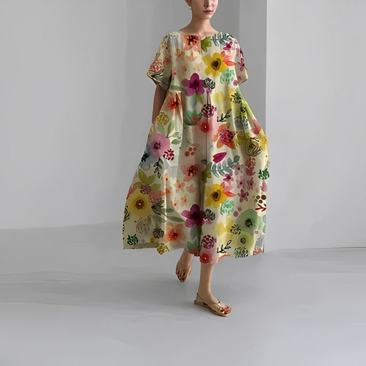 Gartenzauber | Elegantes Blumenkleid