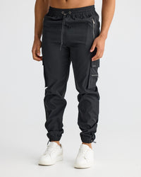 Cargoschwarz | Schwarze Cargo-Hose