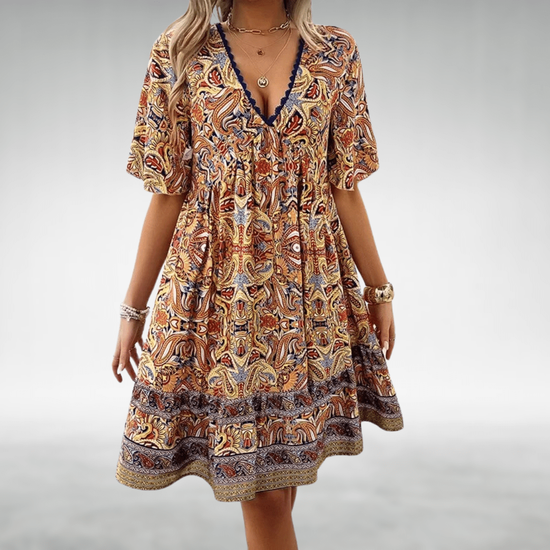 Bohospiel | Fließendes Swing-Kleid