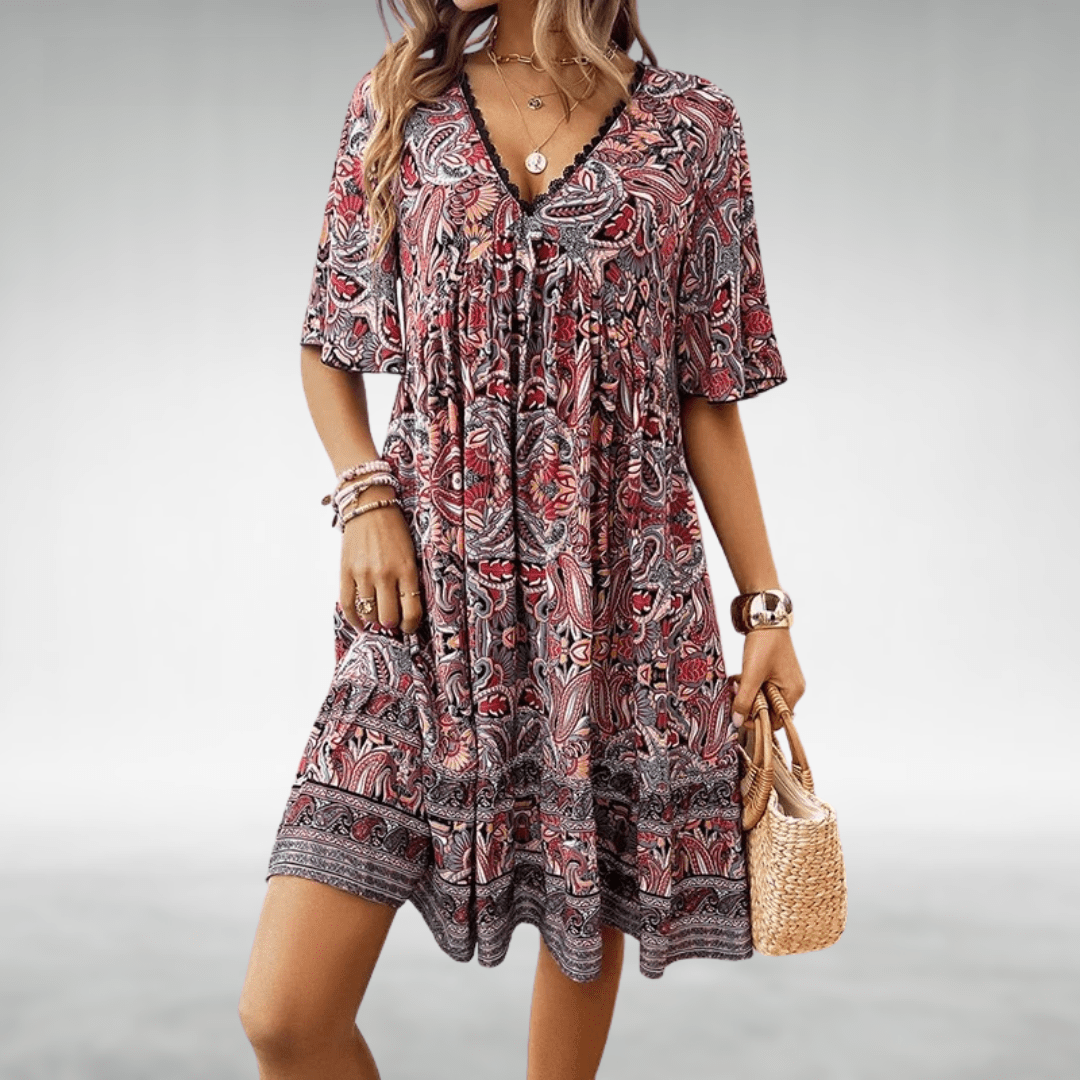 Bohospiel | Fließendes Swing-Kleid