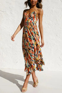 Farbklang | Buntes Midikleid