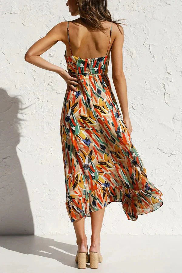 Farbklang | Buntes Midikleid