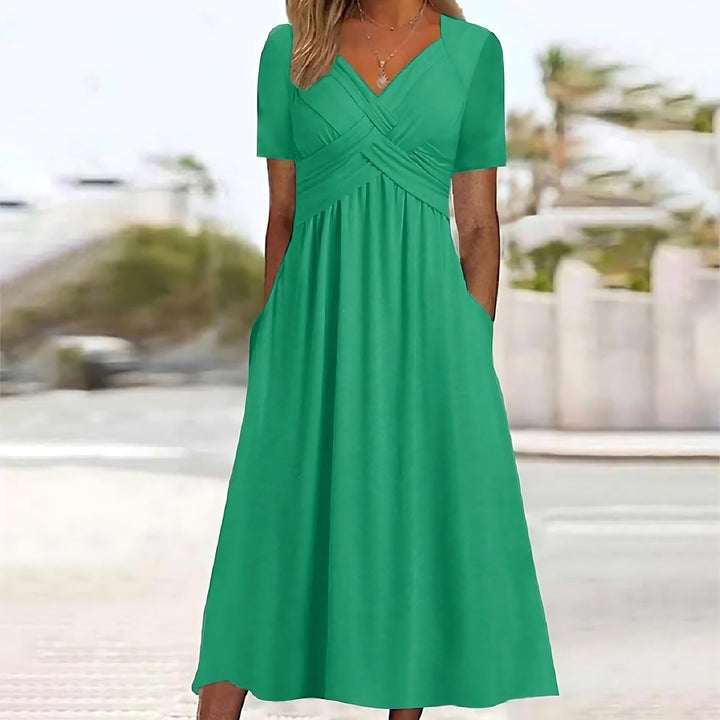 Silhouette | Schickes Midikleid mit Bauch-Kaschier-Effekt