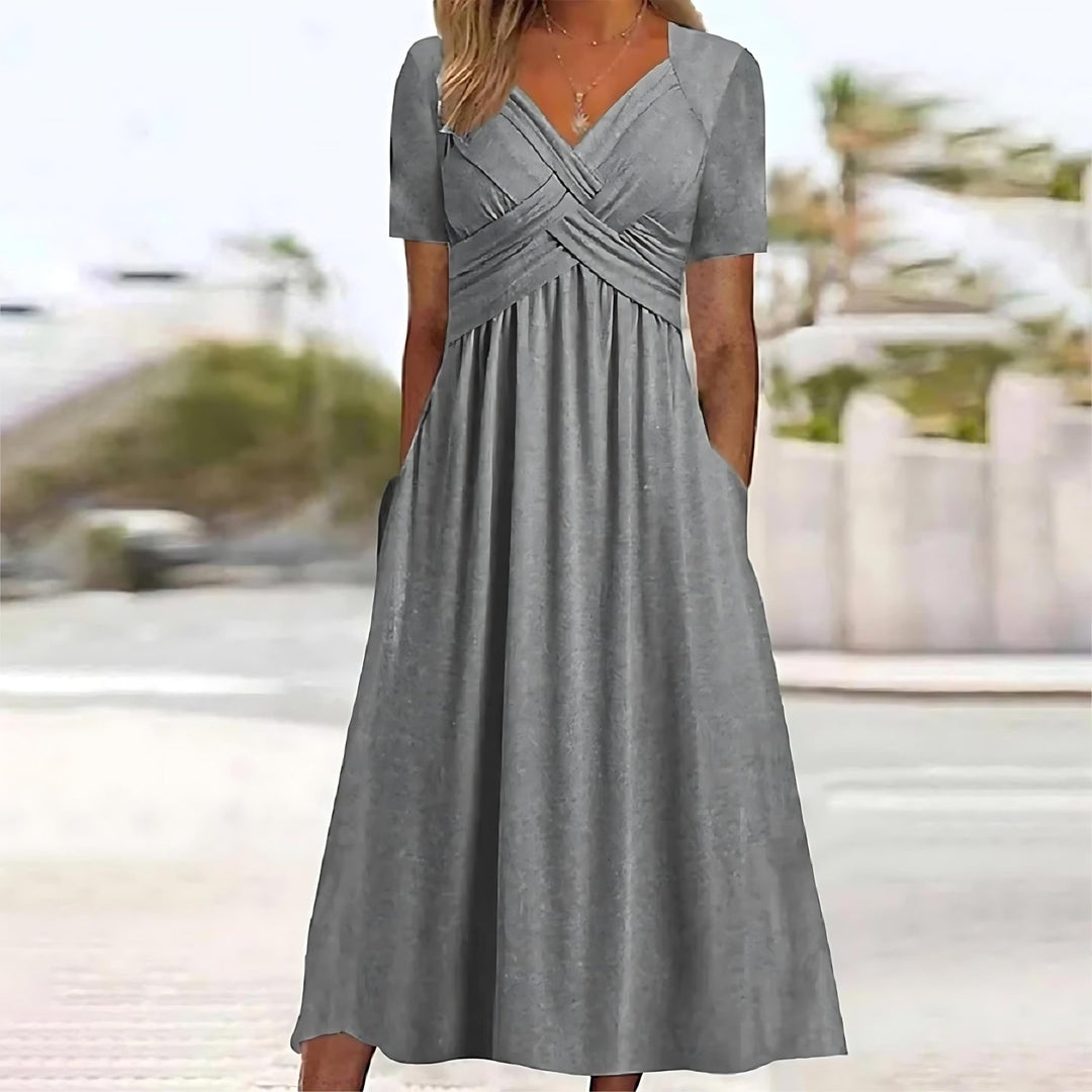 Silhouette | Schickes Midikleid mit Bauch-Kaschier-Effekt