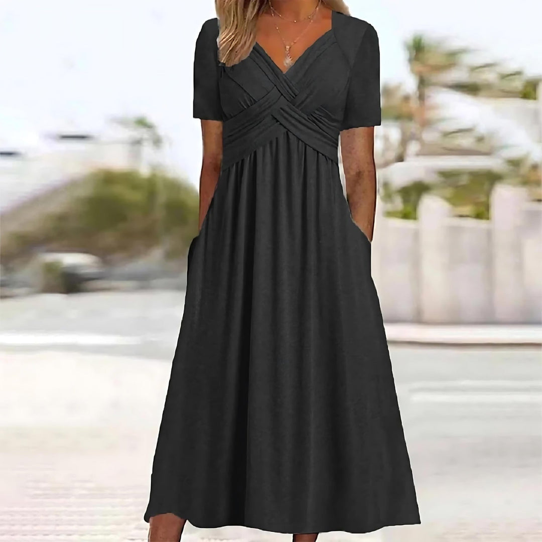 Silhouette | Schickes Midikleid mit Bauch-Kaschier-Effekt