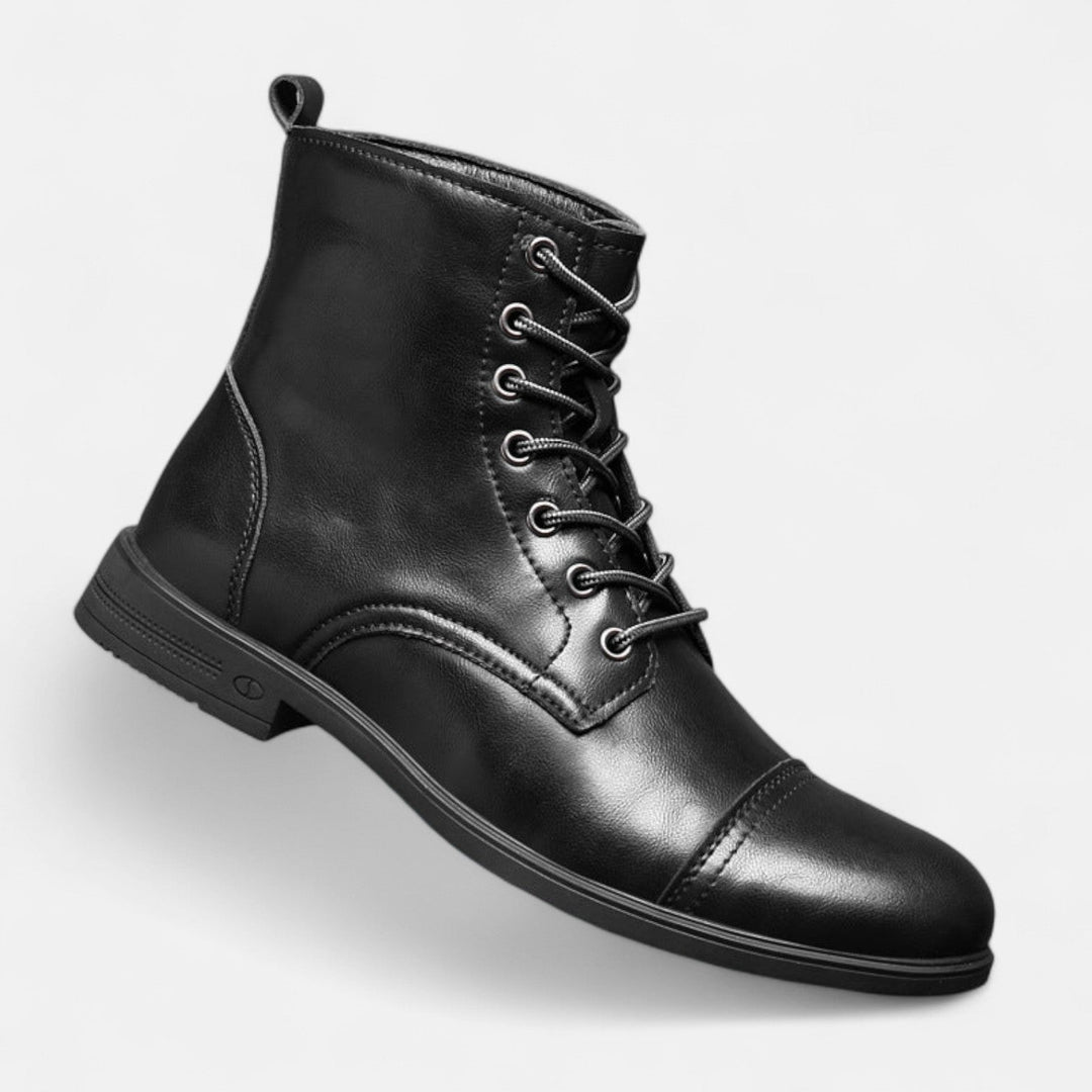Martinostiefel | Elegante Herrenstiefel aus Kunstleder