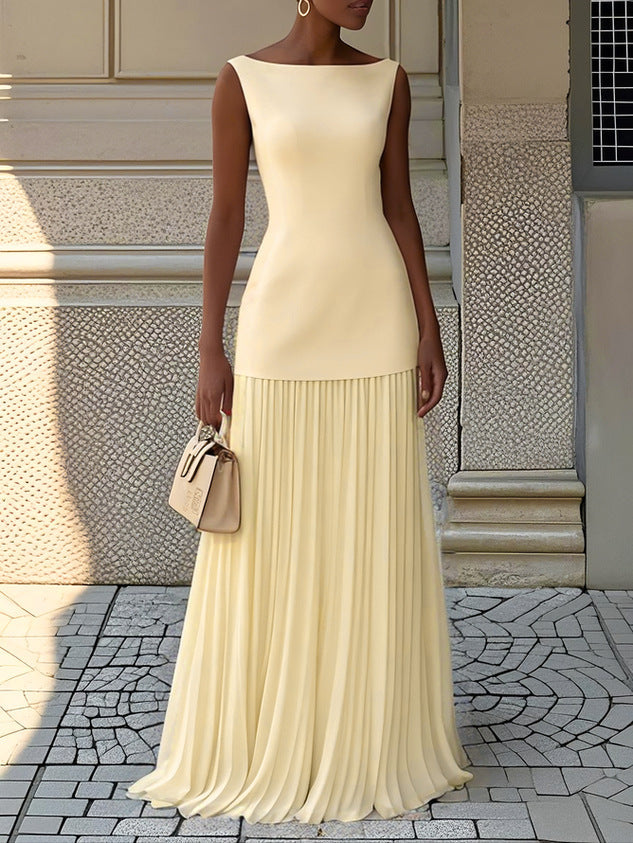 Lumira | Leichtes Plissee-Maxikleid