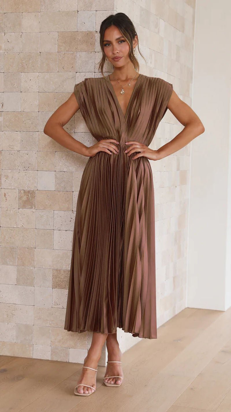 Schwerelos | Elegantes Kleid mit V-Ausschnitt