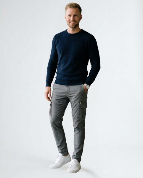 Stretchcargo | Premium Herren-Cargo-Stretchhose
