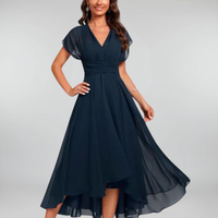 Enidabend | Fließendes & Elegantes Abendkleid mit V-Ausschnitt