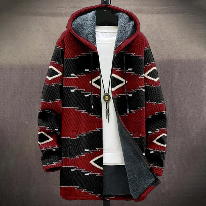 Vintagewärme | Fleece-Jacke im Retro-Look