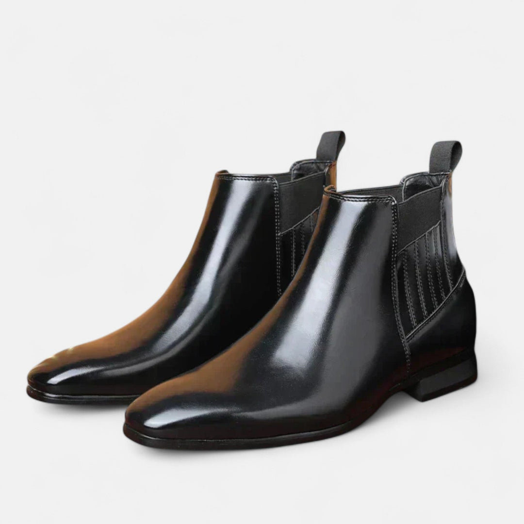 Faustinoboots | Elegante Herren-Stiefeletten aus hochwertigem Kunstleder