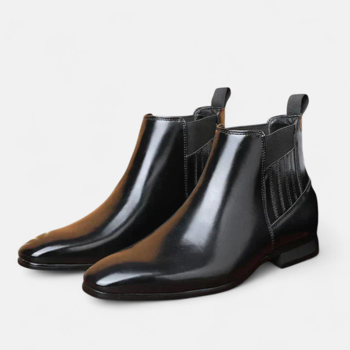Faustinoboots | Elegante Herren-Stiefeletten aus hochwertigem Kunstleder
