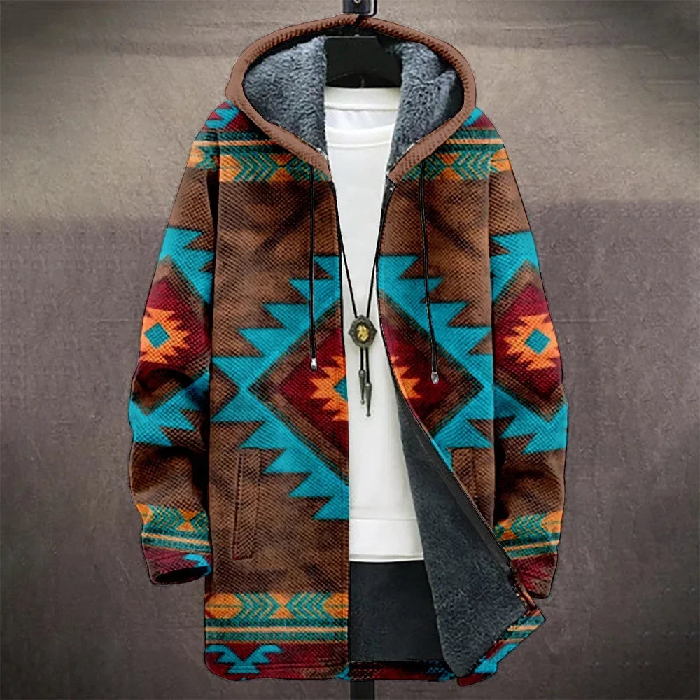 Vintagewärme | Fleece-Jacke im Retro-Look