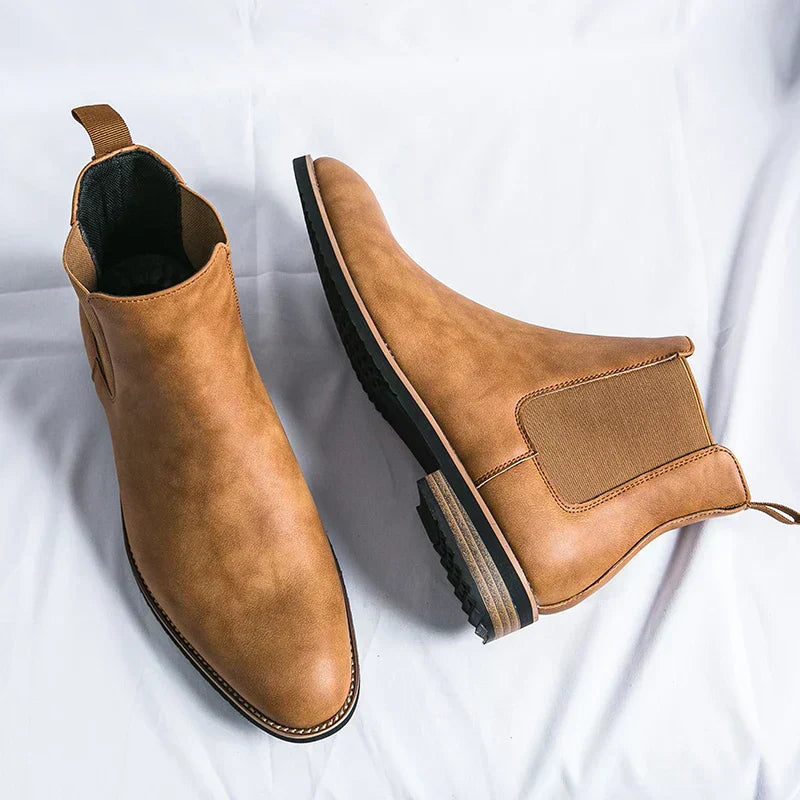 Kaydenstiefel | Chelsea-Stiefel aus Leder