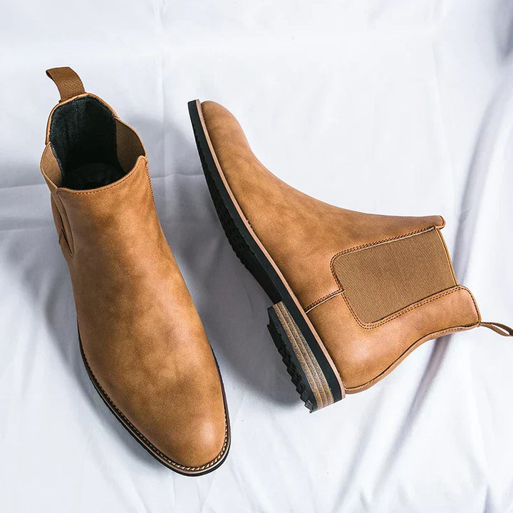 Kaydenstiefel | Chelsea-Stiefel aus Leder