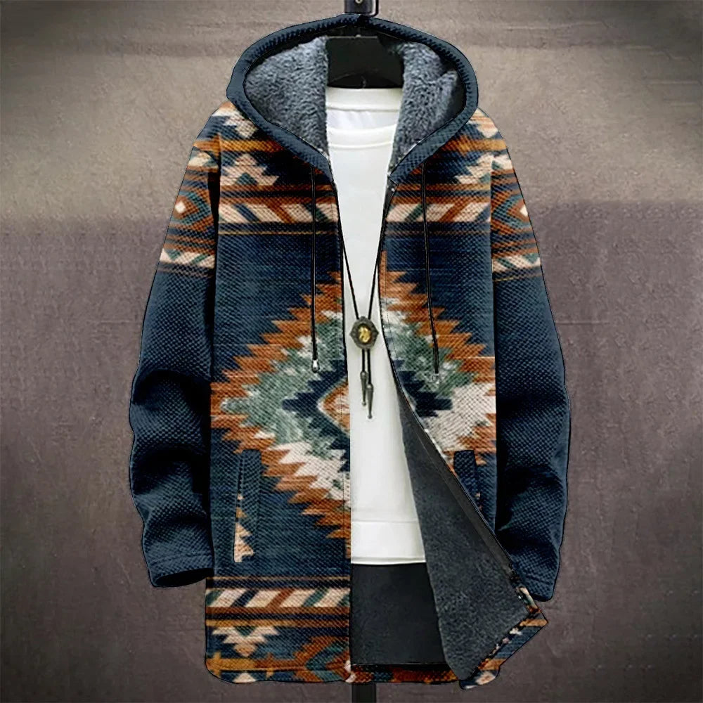 Vintagewärme | Fleece-Jacke im Retro-Look