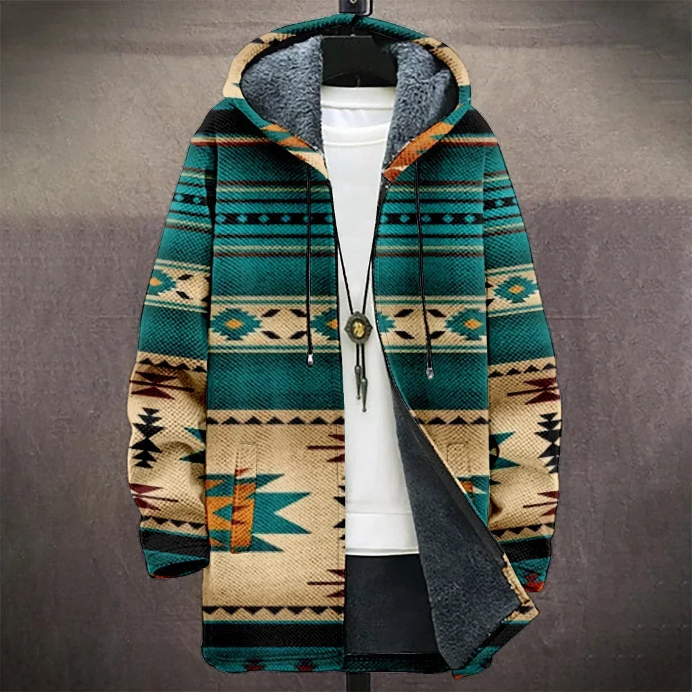 Vintagewärme | Fleece-Jacke im Retro-Look