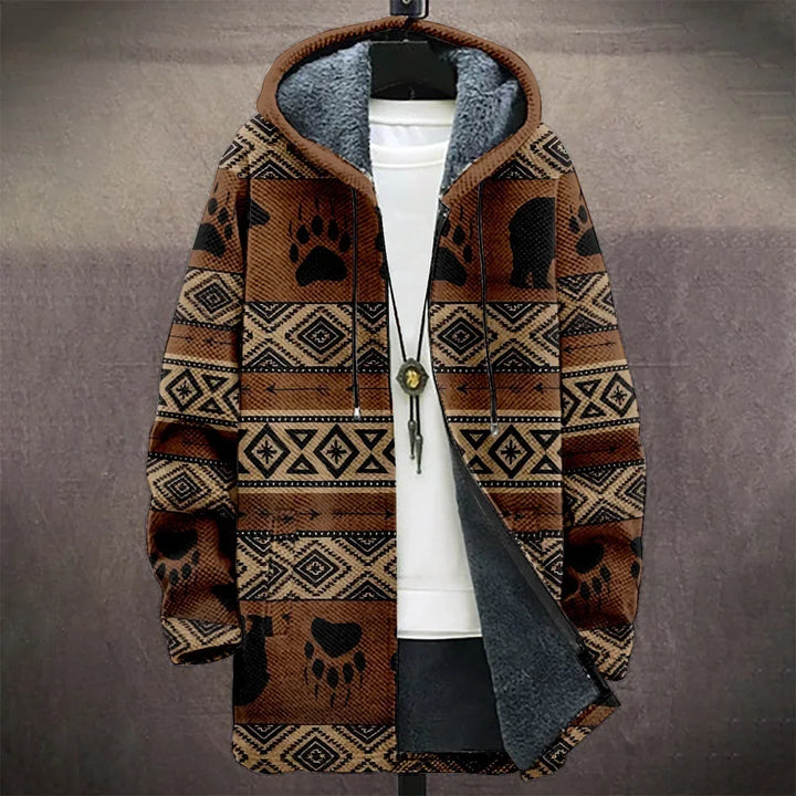 Vintagewärme | Fleece-Jacke im Retro-Look