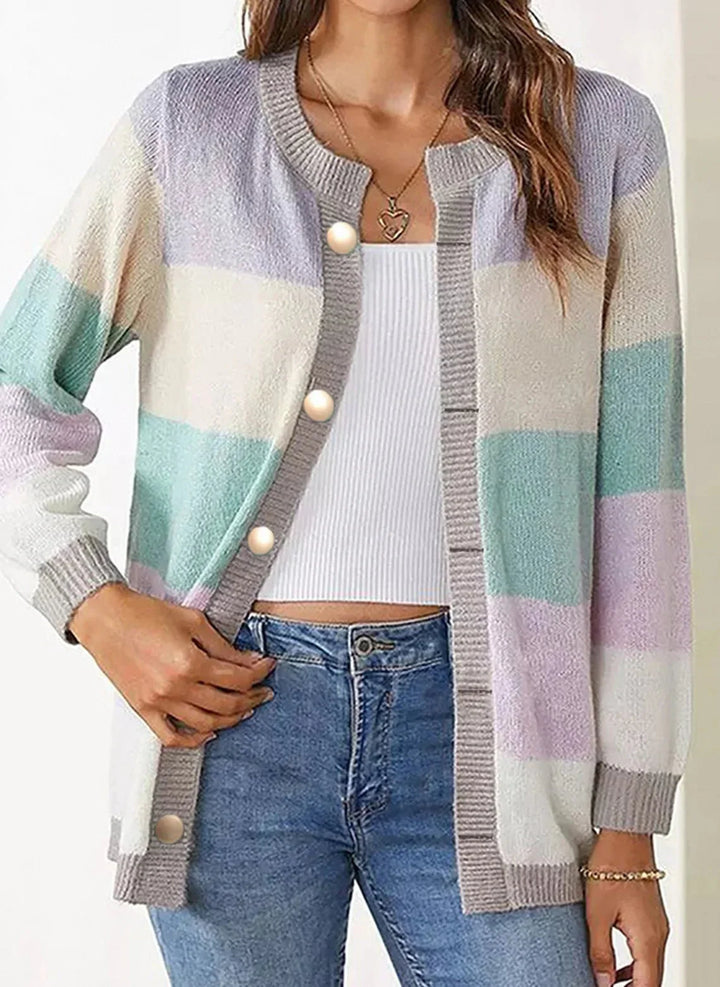 Pastellstrick | Schicker Cardigan
