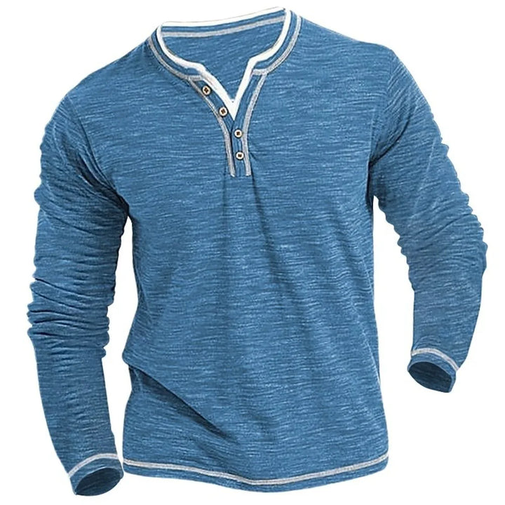 V-Linie | Langarmshirt mit V-Ausschnitt