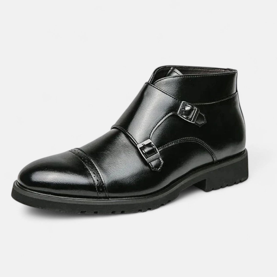 Patriziomonk | Herren Monk Strap Stiefeletten aus Premium-Ecopelle