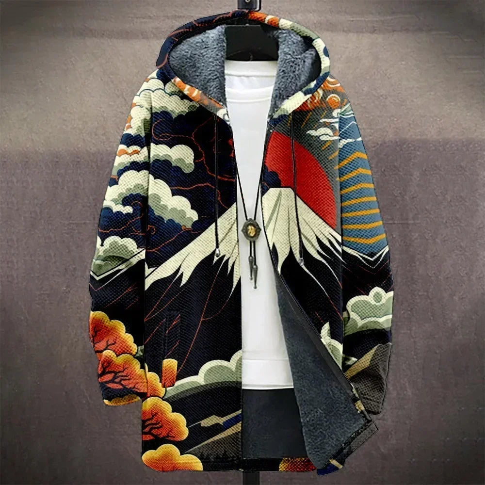 Retroflausch | Fleece-Jacke im Retro-Stil